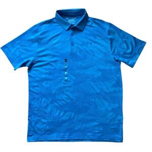 NWOT Men’s Under Armour Blue Playoff Polo